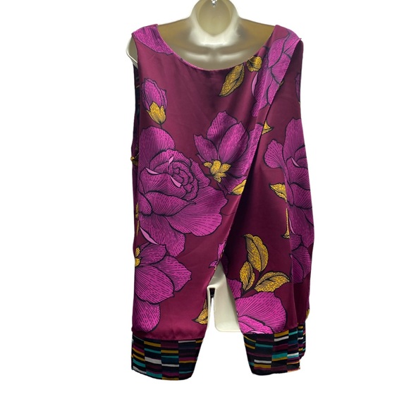 Worthington Womens Size 3X Floral Tank Top - Picture 2 of 4